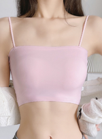 2 Pack Premium Agnes Ice Silk Bralette Inner Top Tube Top in Pink n Grey