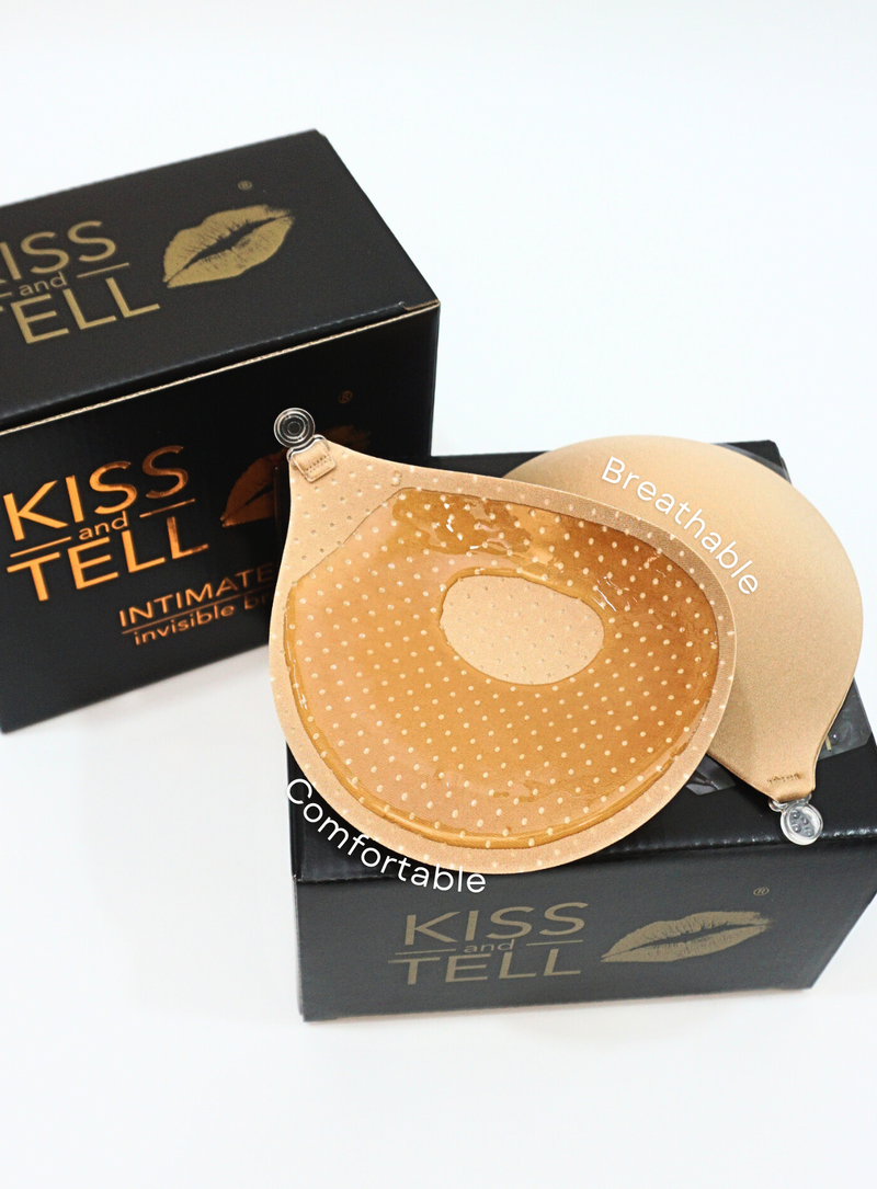 Kiss & Tell Thick Push Up Stick On Bra in Nude 2024