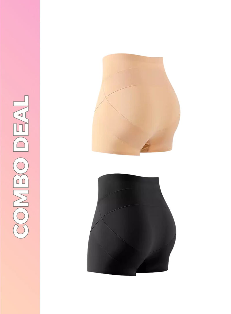 2 Pack Tummy Tuck Safety Shorts Panties