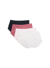 4 Pack Adeline Cotton With Lace Panties Bundle B