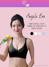 Premium Angela Seamless Wireless Paded Push Up Bra in Nude