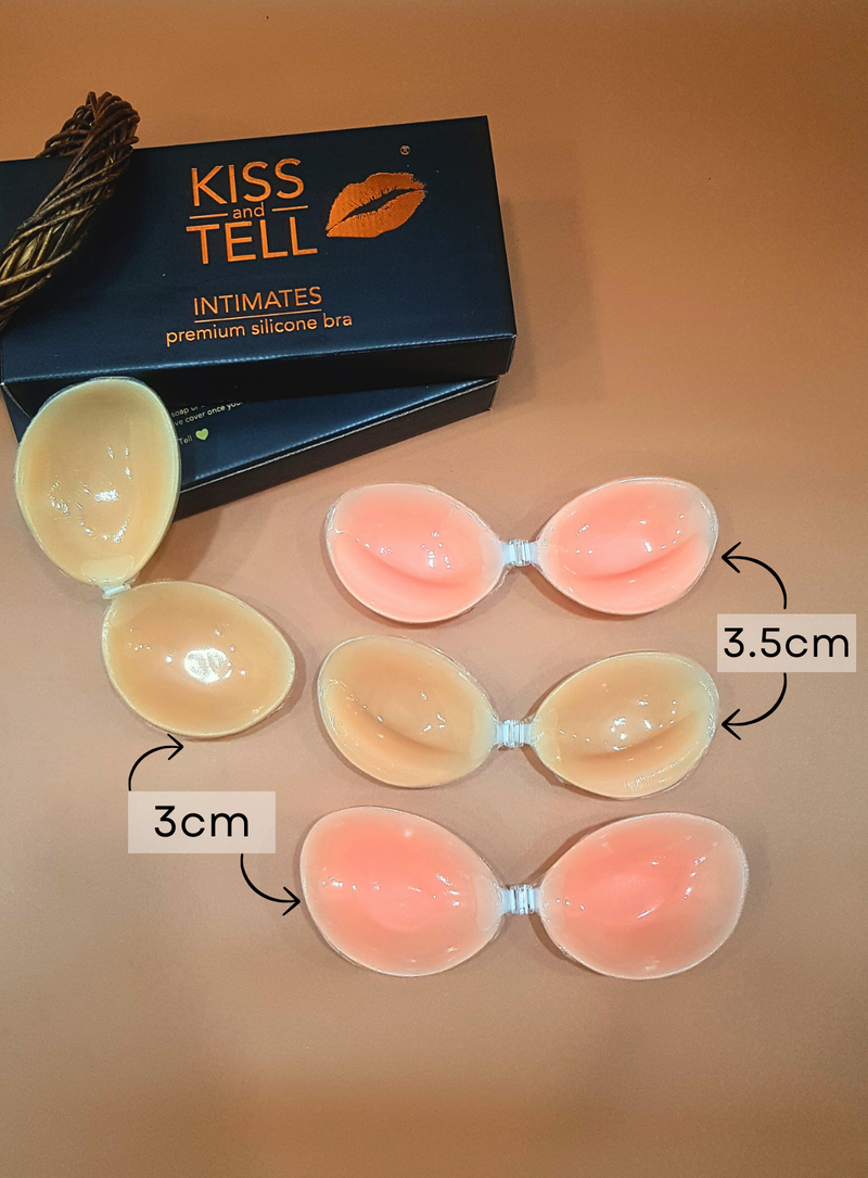 Silicone 3CM Thickness Push Up Nubra in Pink