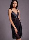 Willa Night Gown in Black