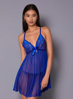 Willa Night Gown in Blue