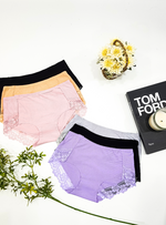 6 Pack Arya Cotton Lace Panties Bundle D