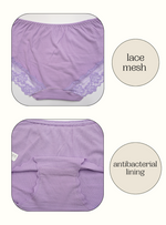 6 Pack Arya Cotton Lace Panties Bundle D