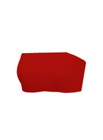 Premium Asher Strapless Non-Slip Ice Silk Bralette Top in Red