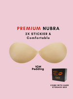 Briana Strapless Seamless Nubra in Nude