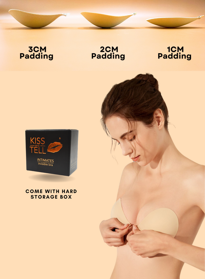 Kiss & Tell 3 Pack Lexi Thick Push Up Stick On Nubra in 2Nude and 1Black  Seamless Invisible Reusable Adhesive Stick on Wedding Bra 隐形聚拢胸 2024, Buy  Kiss & Tell Online