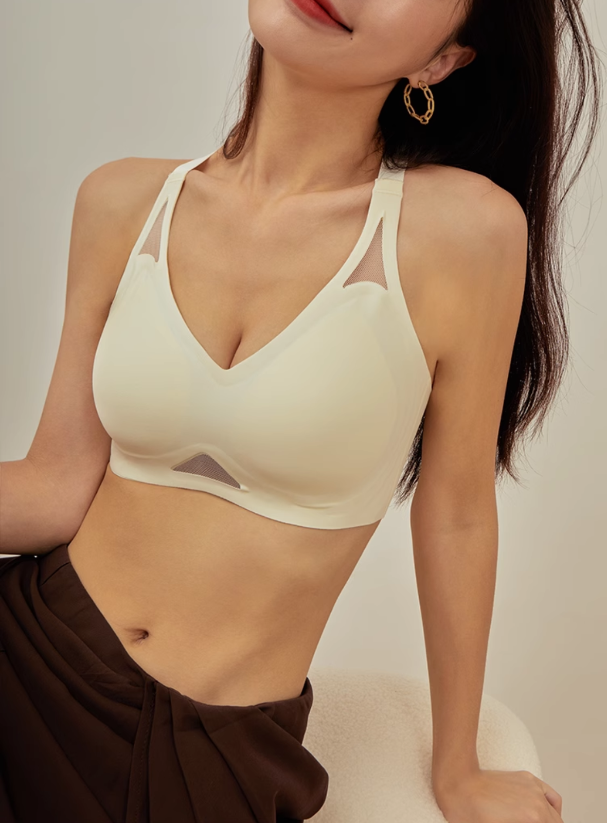 Calvin Wireless Bra in White (DEFECT)