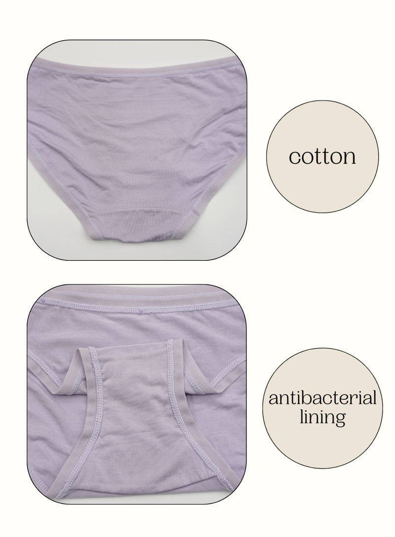 6 Pack Carly Cotton Panties Bundle A