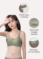 2 Pack Gabriela Bra in Nude and Purple