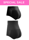 2 Pack Karla n Kalene  Butt Lifter High Waisted Panties n  Mid Rise Padded Underwear in Black