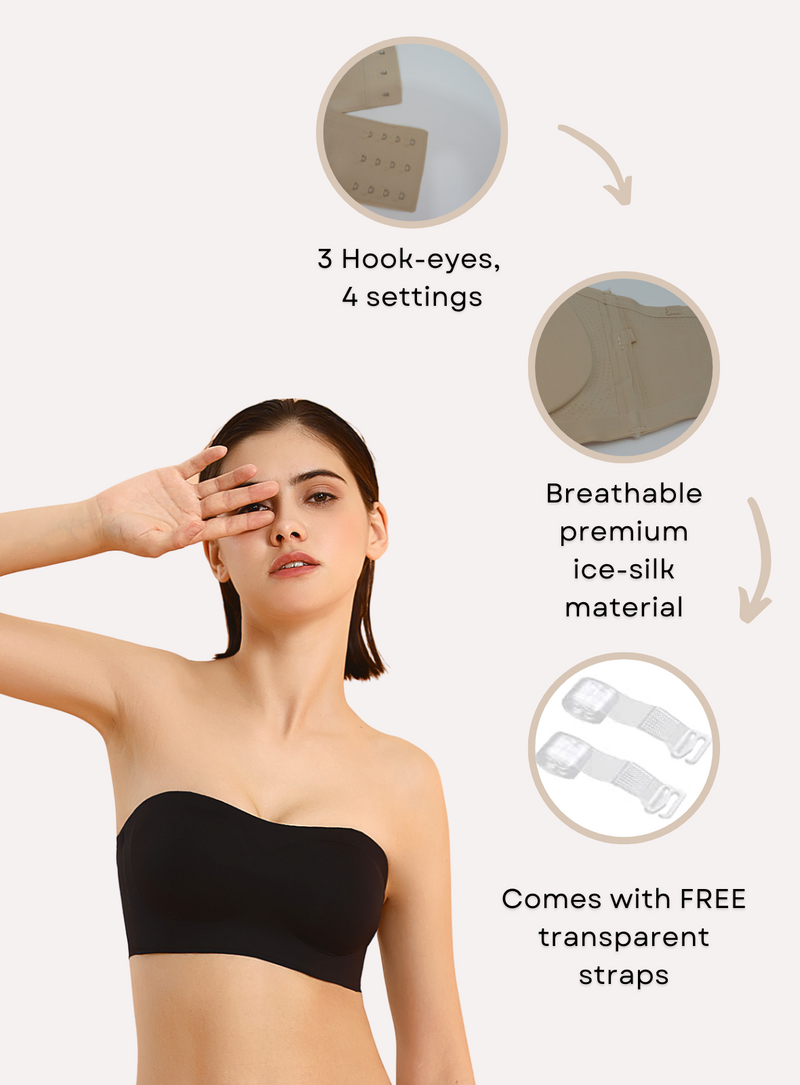 e-Tax  SABINA [Pack 3 Piece] Invisible Wire Bra Seamless Fit