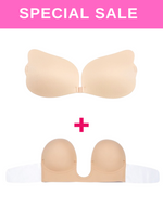 2 Pack Angel Push Up Seamless Nubra and Plunging Push Up Nubra In Nude