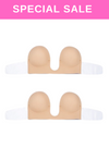 2 Pack Plunging Push Up Bra in Nude