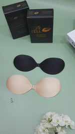 Briana Strapless Seamless Nubra in Black