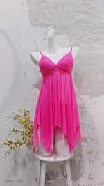 Premium Elvira Lingerie Corset Night Gown Nighties Teddy in Pink