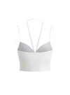 Premium Rayna Corset Top With Straps Bralette Top in White