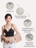 2 Pack Premium Rhea Corset Top Bralette  in White n Black