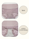 6 Pack Premium Riley Floral High Waisted Lace Panties Bundle C