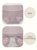 6 Pack Premium Riley Floral High Waisted Lace Panties Bundle C