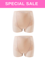 2 Pack Premium Power Tummy Tuck Butt Lifting Safety Shorts Panties in Nude