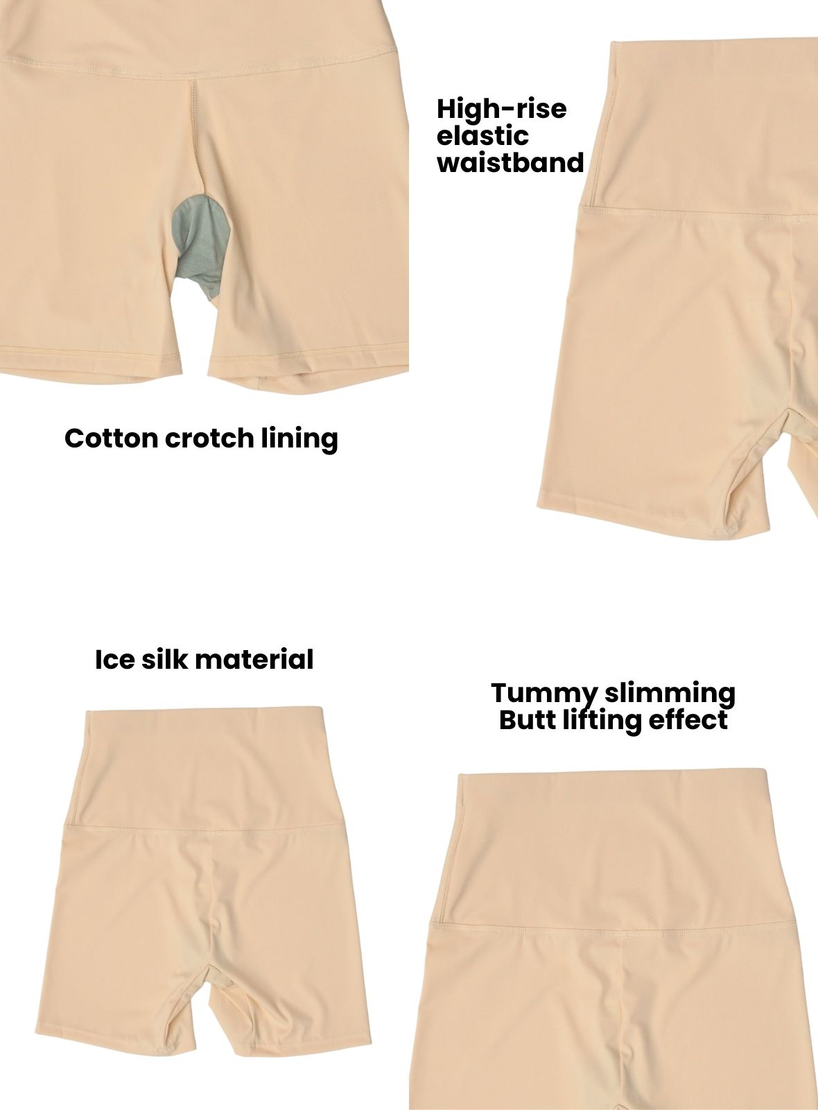 Willa High-Waisted Girdle Shorts