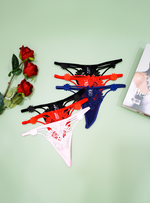6 Pack Karlie Sexy Lace G String Thong Panties Bundle B