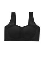 Premium Amy Seamless Push Up Lifting Supportive Wireless Padded Bra in Black