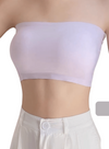 Premium Asher Strapless Non-Slip Ice Silk Bralette Top in Pink
