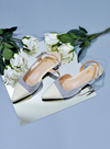 Chantelle Flats in White