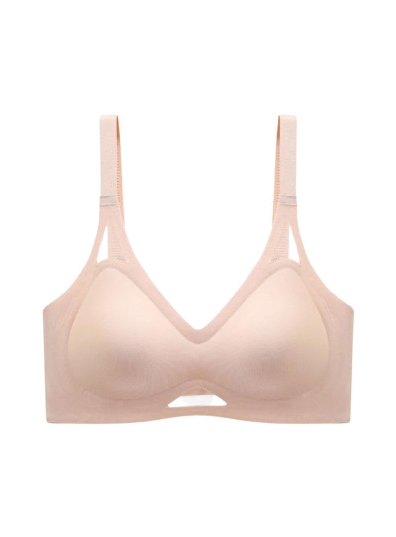 Premium Calvin Seamless Push Up Lifting Supportive Wireless Padded in Nude
