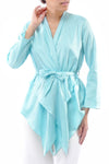 Medina Kimono Wrap in Blue [Reject]