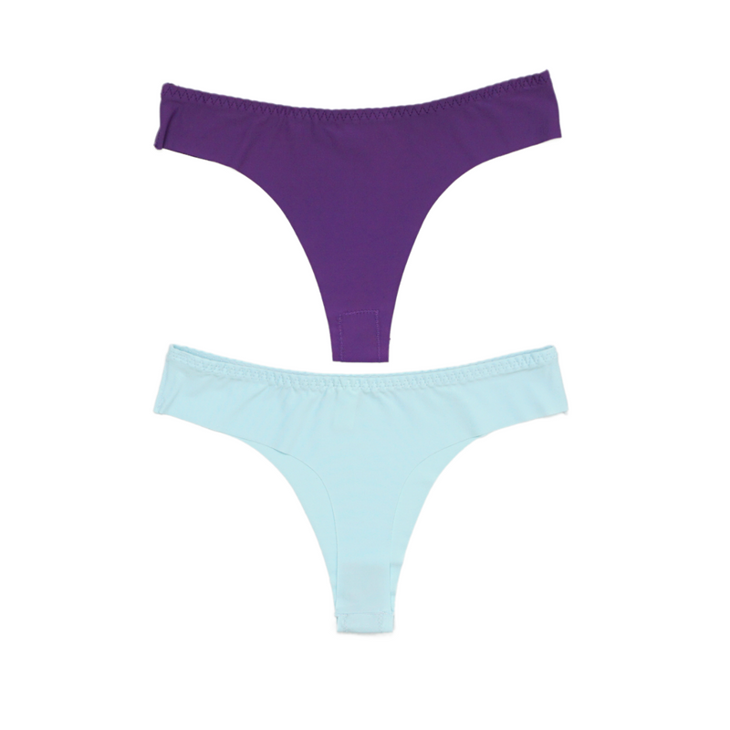 6 Pack Liana Ice Silk Thong Panties A