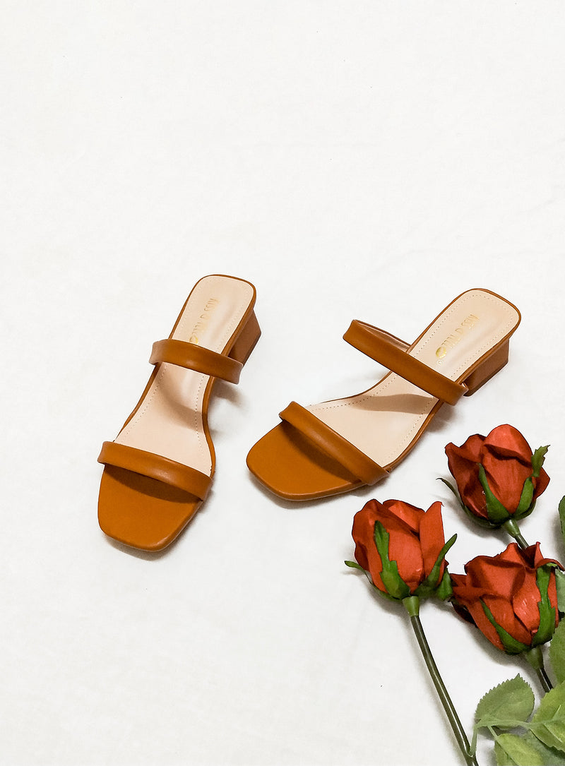 Anna Heels in Brown (Reject)
