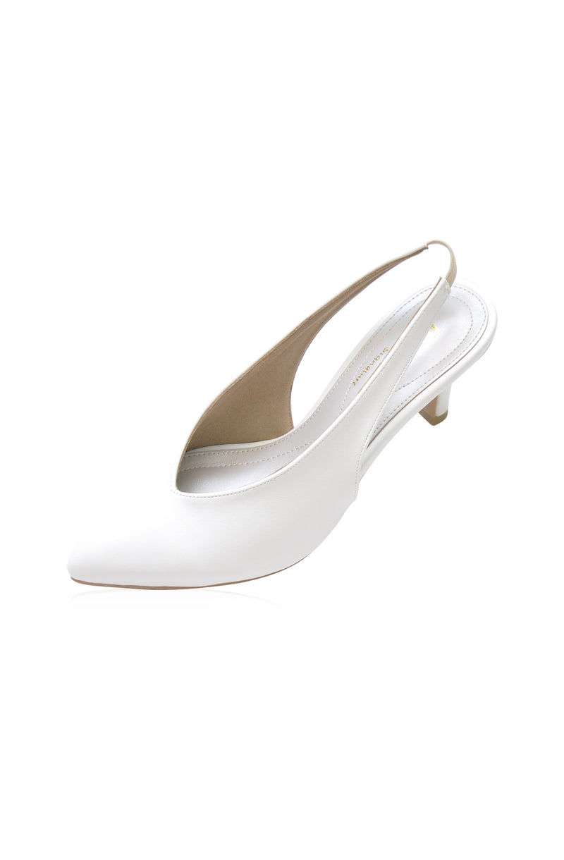Callie Heels in White