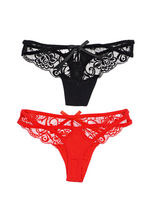 6 Pack Emily Sexy Lace G String Thong Panties Bundle A