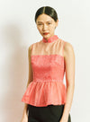 Jin Top in Coral