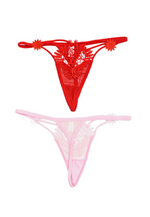 6 Pack Karlie Sexy Lace G String Thong Panties Bundle A