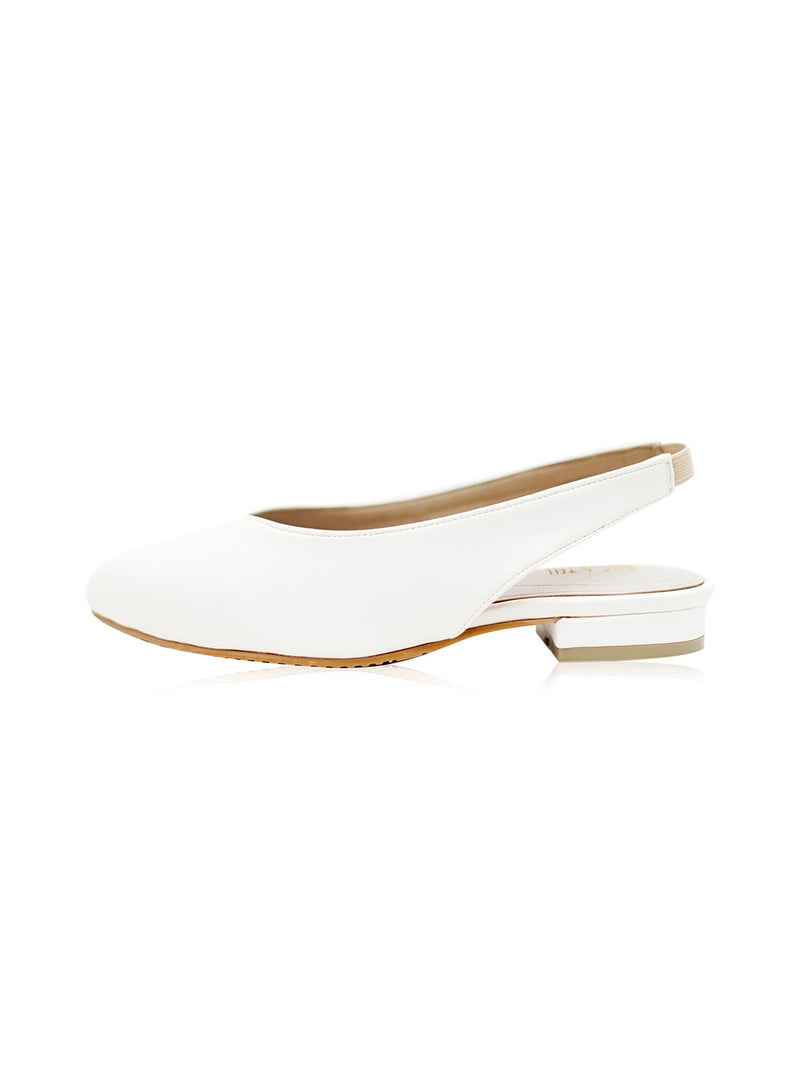 Layla Flats in White