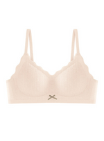 Lucia Seamless Wireless Padded Push Up Bra in Nude