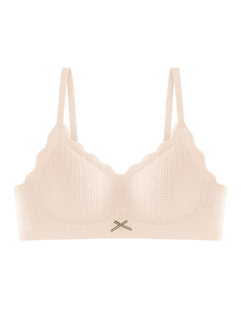 Lucia Seamless Wireless Padded Push Up Bra in Nude