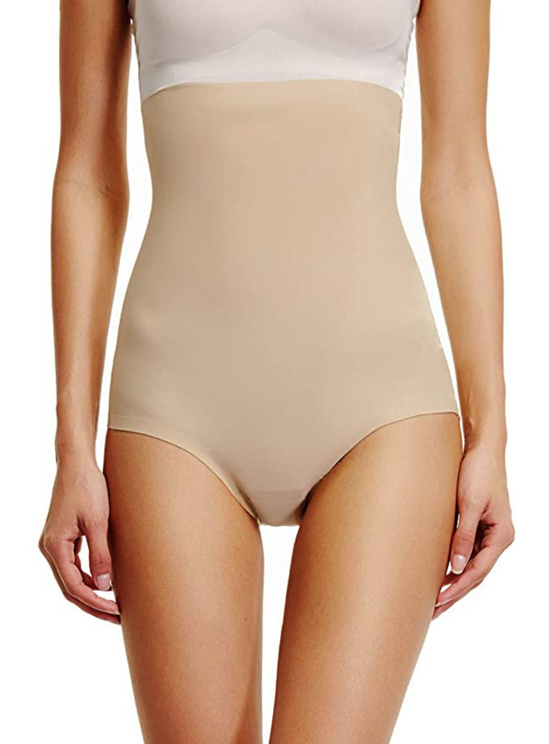 Premium Daelyn High-Waisted Girdle Panties in Nude
