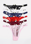 6 Pack Giselle Sexy Lace G String Thong Panties Bundle A – Kiss & Tell  Malaysia