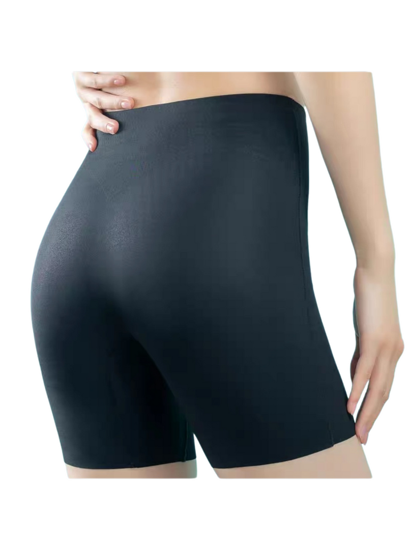 Premium Sofia High Waisted Slimming Safety Shorts Panties in Black