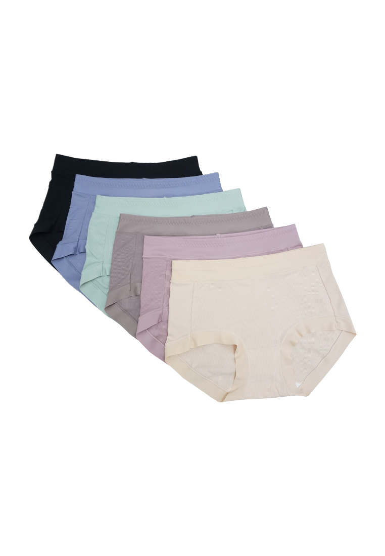 6 Pack Sophie Cotton Lace Panties Bundle B